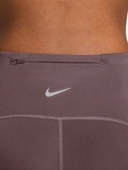 Nike Tattoo Brown Swift High-Waisted 4" Tight Running Shorts with Pockets - Image 4 of 8