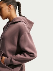 Nike Tattoo Brown Overhead Phoenix Oversized Fleece Hoodie - Image 4 of 5