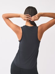 Nike Black One Classic Dri-FIT Vest Top - Image 2 of 13