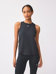Nike Black One Classic Dri-FIT Vest Top - Image 3 of 13