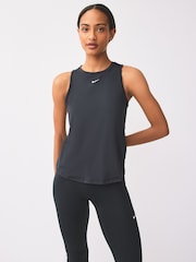 Nike Black One Classic Dri-FIT Vest Top - Image 8 of 13