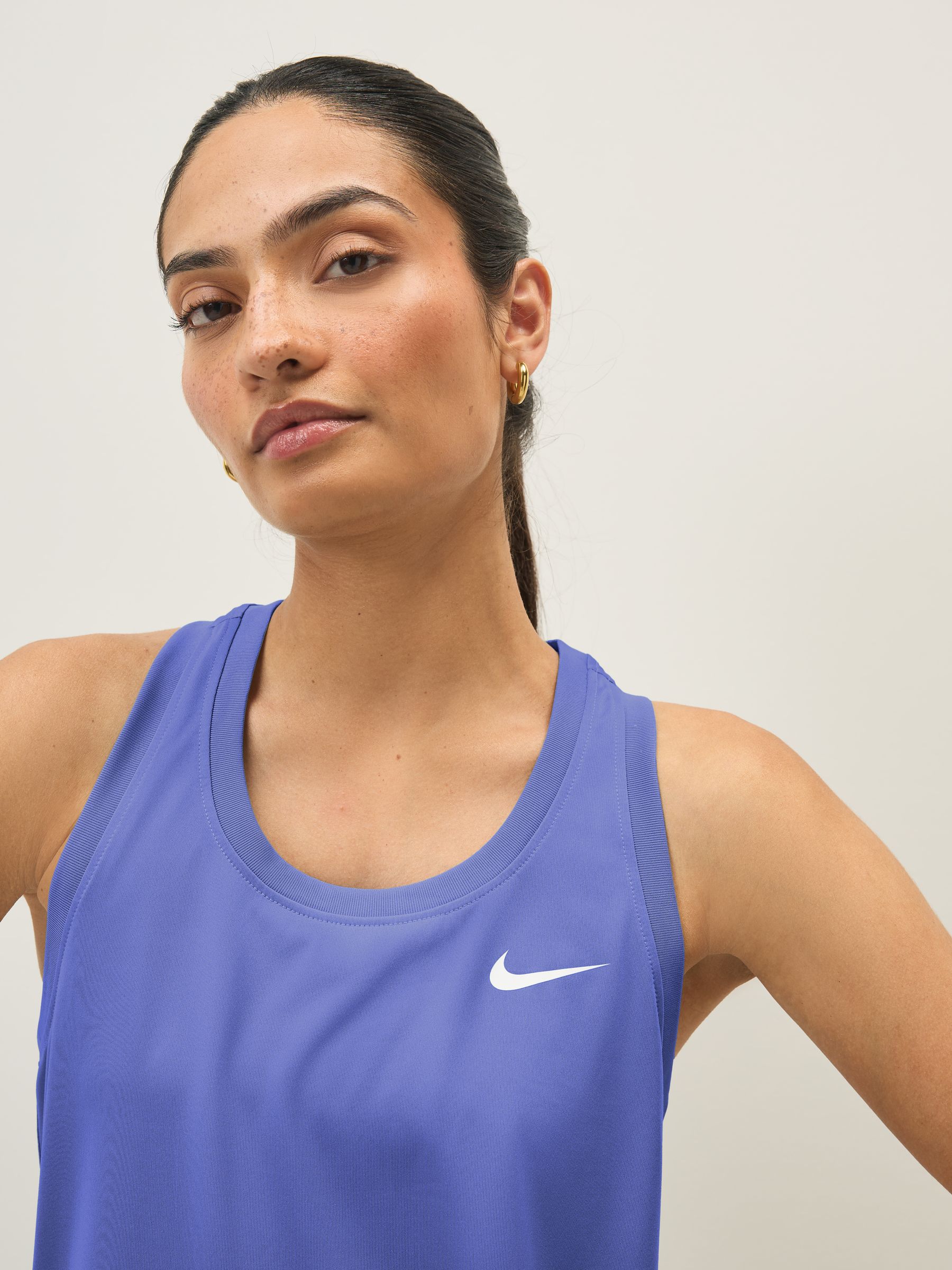 Buy Nike Sapphire Blue Dri-FIT Racerback Tank Vest Top from Next