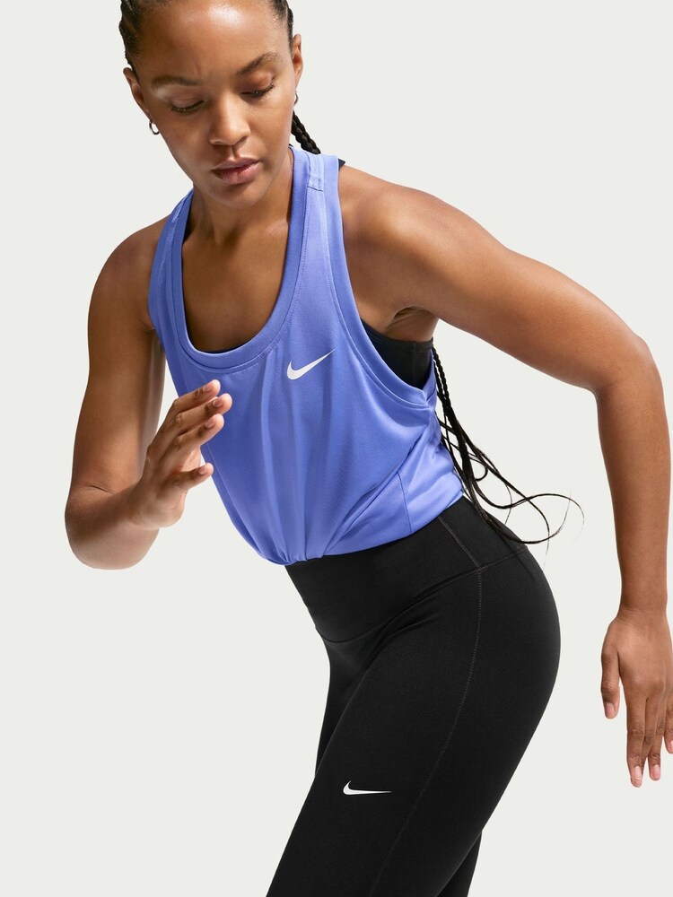 Nike Sapphire Blue Dri-FIT Racerback Tank Vest Top - Image 5 of 5