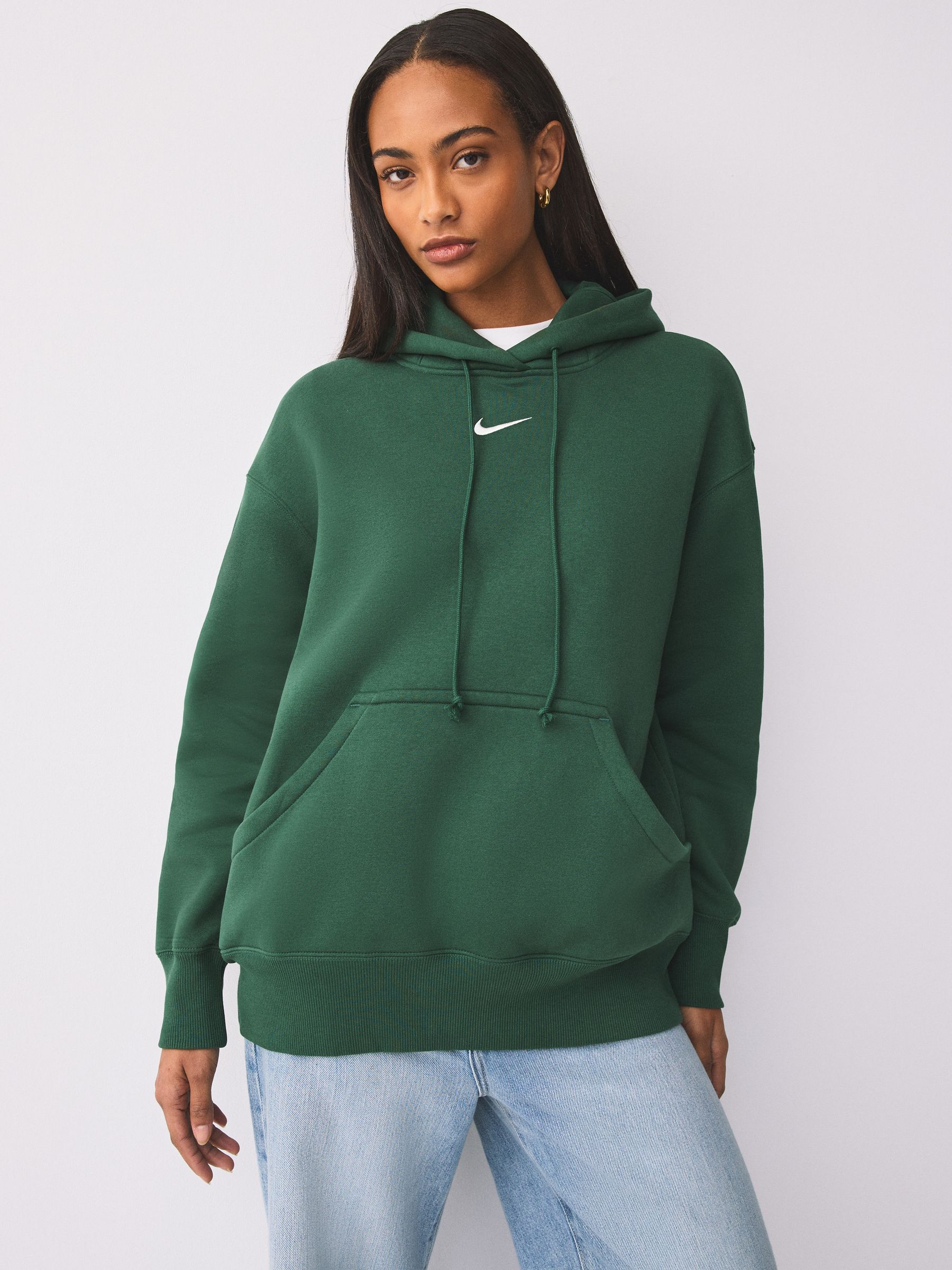 nike oversized fleece hoodie