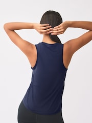 午夜深蓝色 - Nike One Classic Dri-FIT 背心 - 8的图像8｝