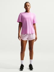 Nike Magenta Pink One Relaxed Dri-FIT Short Sleeve T-Shirt - Image 1 of 5
