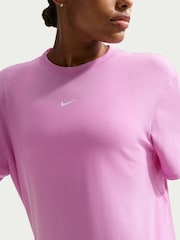 Nike Magenta Pink One Relaxed Dri-FIT Short Sleeve T-Shirt - Image 5 of 5