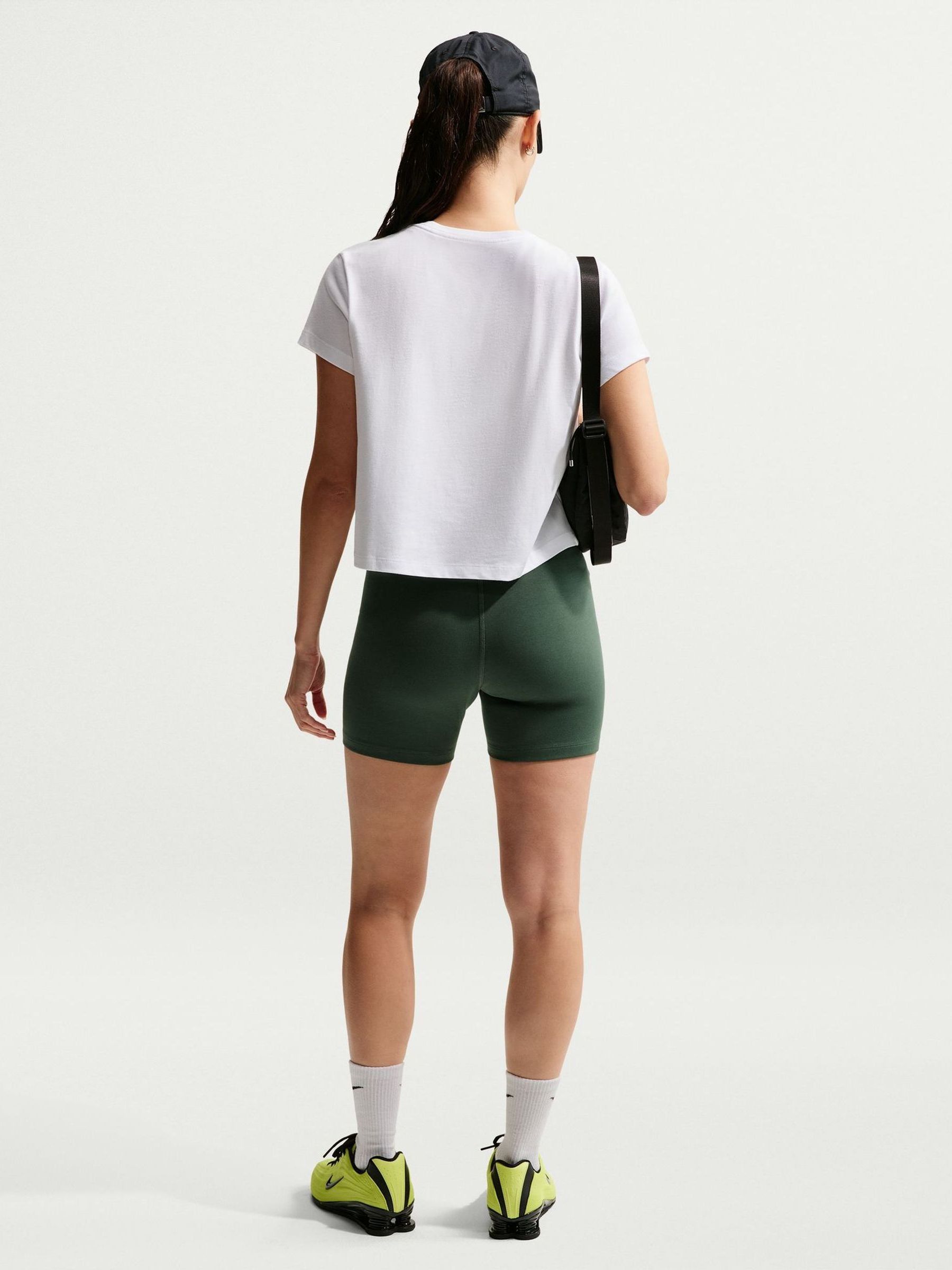 nike green cycling shorts