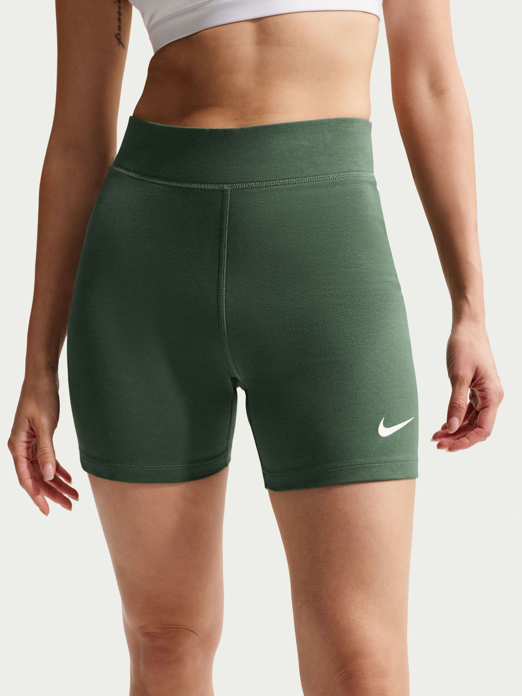 nike green cycling shorts