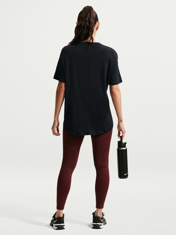 Nike Black/White One Relaxed Dri-FIT Short Sleeve T-Shirt - Image 2 of 7