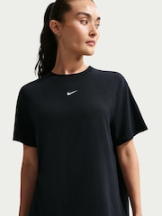 Nike Black/White One Relaxed Dri-FIT Short Sleeve T-Shirt - Image 4 of 7