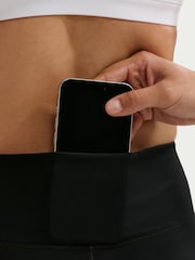 שחור - Nike One Seamless Front High Waisted Full Length Leggings - תמונה 7 מתוך 7