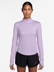 Nike Purple Swift Dri-FIT UV 1/4-Zip  Sweat Top - Image 1 of 3
