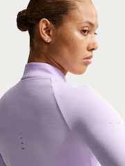 Nike Purple Swift Dri-FIT UV 1/4-Zip Sweatshirt - Image 4 of 6