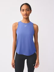 Nike Sapphire Blue One Classic Dri-FIT Vest Top - Image 5 of 8