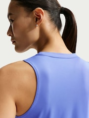 Nike Sapphire Blue One Classic Dri-FIT Vest Top - Image 6 of 8