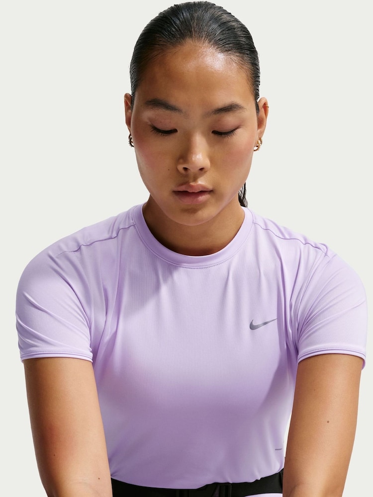 Violet Mist Purple - Nike Swift Dri-FIT Short-Sleeve Running Top - Bild 4 von 4