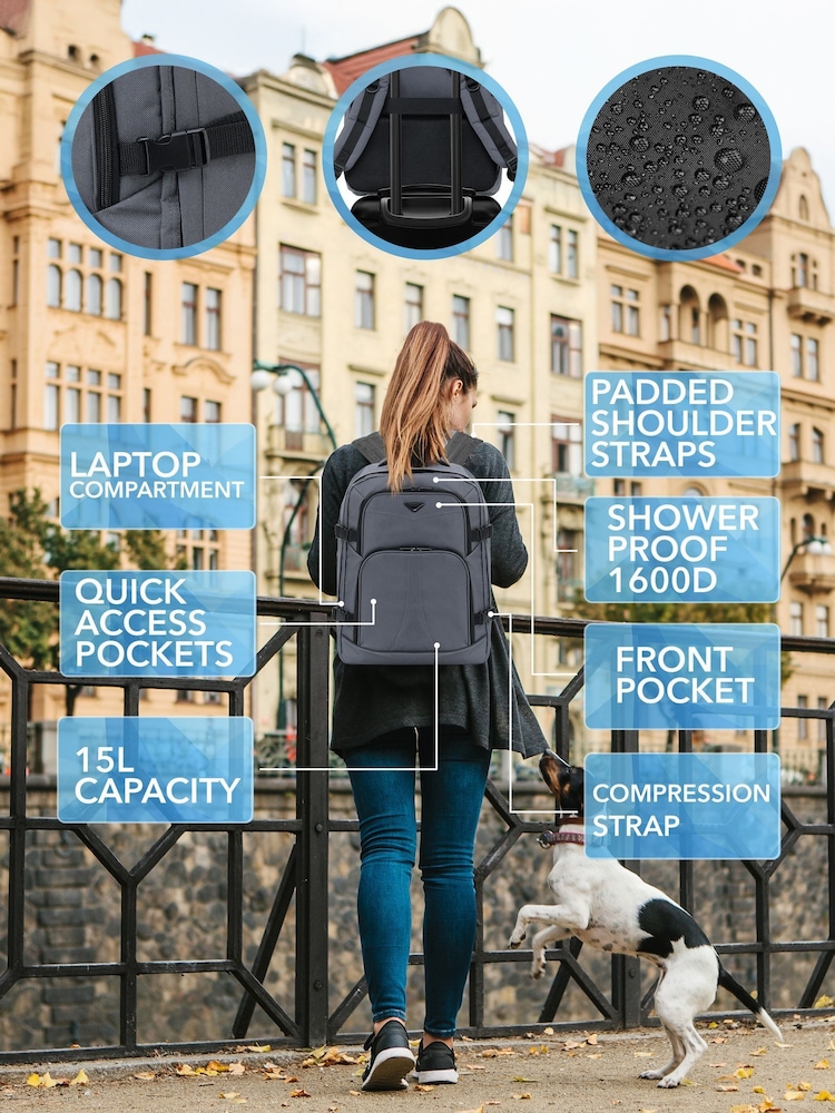 Flight Knight Ryanair Free Carry on Rucksack Backpack - Image 2 of 7