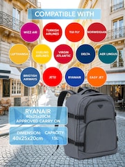 Flight Knight Ryanair Free Carry on Rucksack Backpack - Image 6 of 7