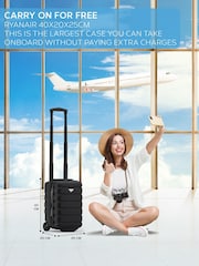 Flight Knight Ryanair Underseat 2 Wheel ABS Hard Case Cabin Carry On Hand Luggage Suitcase - Image 2 of 7