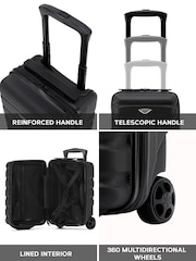 Flight Knight Ryanair Underseat 2 Wheel ABS Hard Case Cabin Carry On Hand Luggage Suitcase - Image 5 of 7