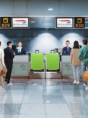 Flight Knight Large Green Check-In Hold Luggage Hardcase Travel Suitcases Set Of 2 - Image 4 of 8