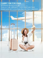 Flight Knight Ryanair Underseat 2 Wheel ABS Hard Case Cabin Carry On Hand Luggage Suitcase - Image 2 of 7