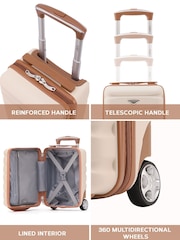 Flight Knight Ryanair Underseat 2 Wheel ABS Hard Case Cabin Carry On Hand Luggage Suitcase - Image 5 of 7