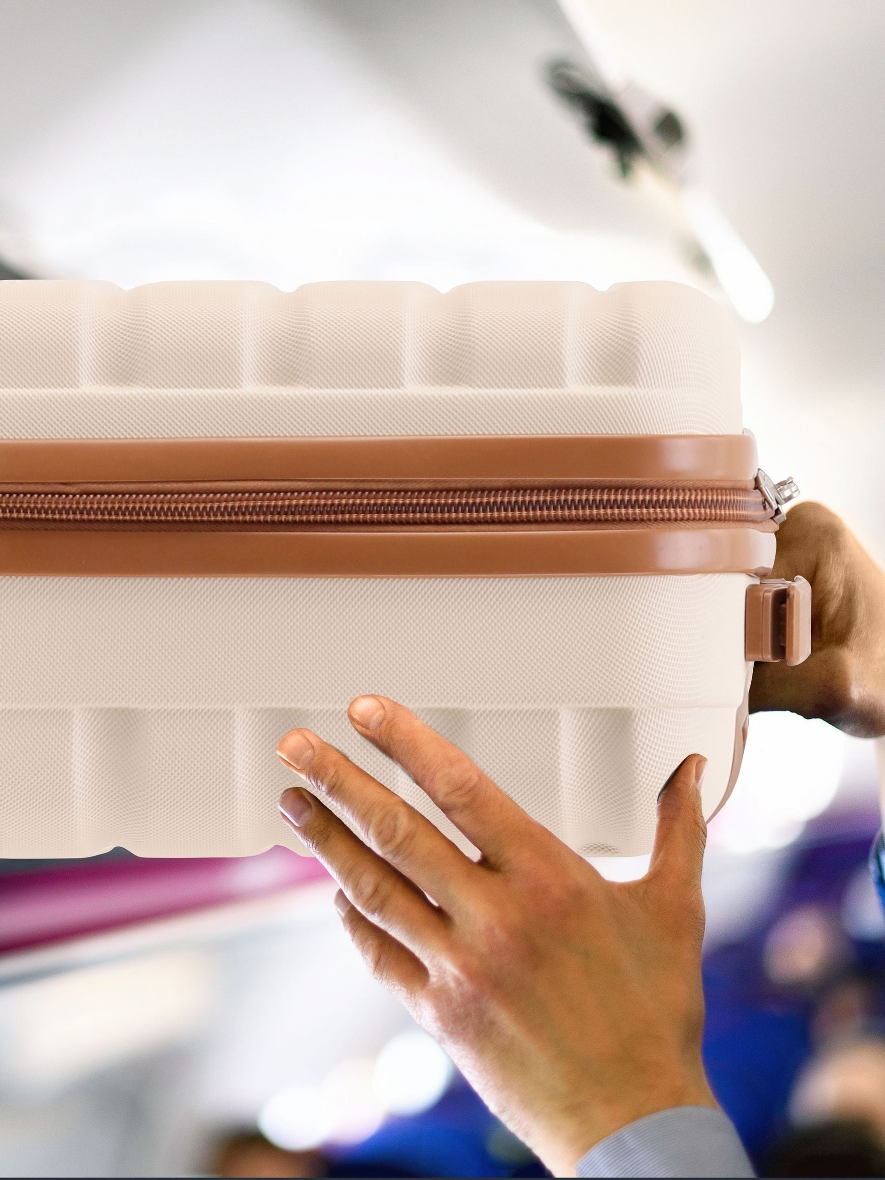 Buy Flight Knight Cream Ryanair Underseat 2 Wheel ABS Hard Case