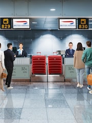 Flight Knight Large Red Check-In Hold Luggage Hardcase Travel Suitcases Set Of 2 - Image 4 of 8