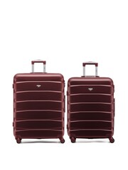 Set Of 2 Medium & Large Check-In Hold Luggage Hardcase Travel Suitcases - Image 1 of 8