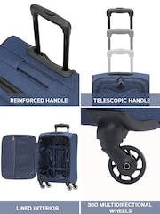 CABIN PRO Soft Case Carry On Suitcase Hand Luggage - Image 5 of 7