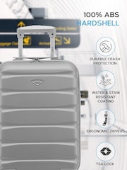 Flight Knight 55x35x20cm 4 Wheel ABS Hard Case Cabin Carry On Hand Luggage - Image 4 of 7