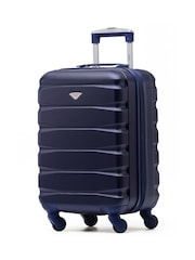 Flight Knight Blue 55x35x25cm 4 Wheel ABS Hard Case Cab Luggage - Image 1 of 7
