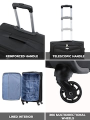 Flight Knight Large Soft Case Checkin Suitcases and Cabin Case Set of 3 - Image 5 of 7