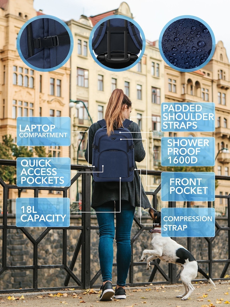 Flight Knight Ryanair Priority TUI Carry on Rucksack Backpack - Image 2 of 7