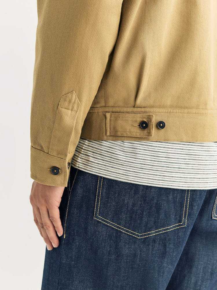 Universal Works Natural Rose Bowl Zip Up Jacket - Image 6 of 6 Universal Works Natural Rose Bowl Zip Up Jacket - Image 6 of 6