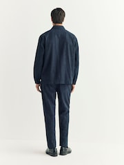 Universal Works Blue Brushed Denim Labour Jacket - Image 3 of 6