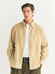 Universal Works Natural Daybrook Fine Cord Shirt - Image 1 of 6