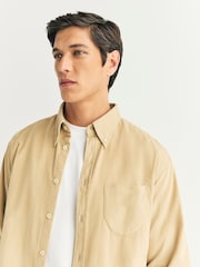 Universal Works Natural Daybrook Fine Cord Shirt - Image 5 of 6