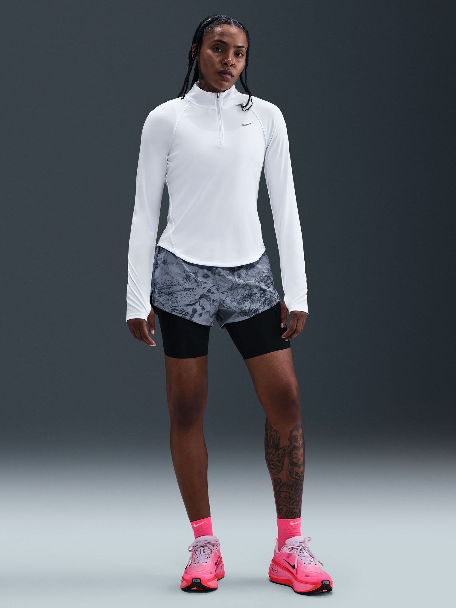 nike women's dri fit running top