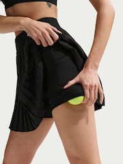 Nike Black Victory Dri-FIT High-Waisted Pleated Tennis Skirt - Image 6 of 7