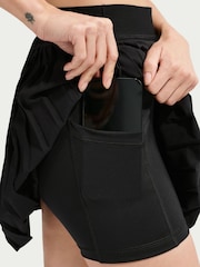 Nike Black Victory Dri-FIT High-Waisted Pleated Tennis Skirt - Image 7 of 7