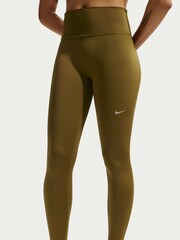 Nike Olive Flak Green Tempo High-Waisted 7/8 Running Leggings - Image 3 of 5
