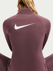Tattoo in Braun - Nike Tempo Swoosh DriFIT 1/2 Zip Sweat Top - Bild 4 von 5
