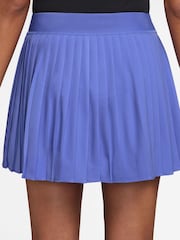 Nike Sapphire Blue Victory Dri-FIT High-Waisted Pleated Tennis Skirt - Image 2 of 4