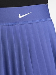 Nike Sapphire Blue Victory Dri-FIT High-Waisted Pleated Tennis Skirt - Image 4 of 4