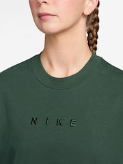 Nike Green Boxy Short-Sleeve T-Shirt - Image 3 of 3