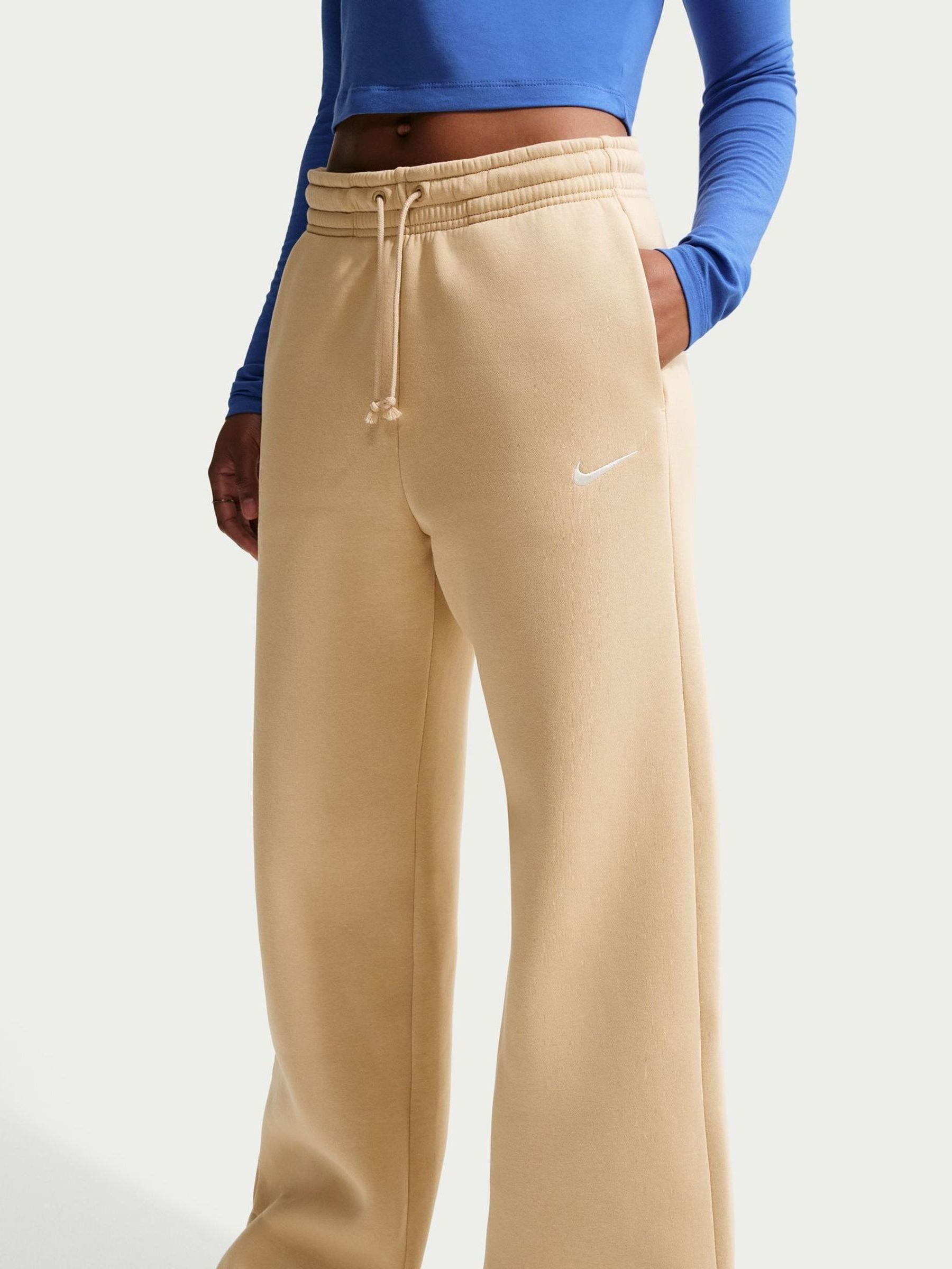 nike trend fleece wide pants