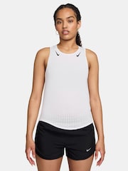 Nike White AeroSwift Dri-FIT ADV Running Vest Top - Image 1 of 3